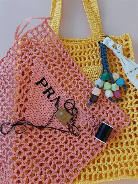 borsa prada crochet tutorial|PATRÓN GRATIS Original Bolsa Prada Milano a crochet.